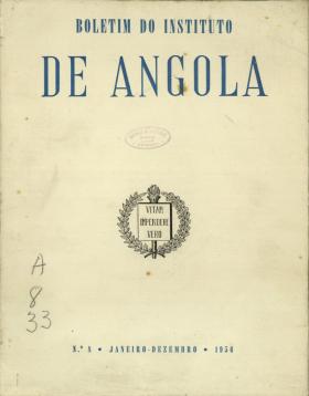 Boletim do Instituto de Angola. 008
PORTUGAL. Instituto de Angola, 8, 1956 - 198 pags.